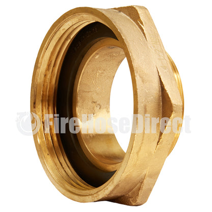 Brass 4 1/2" Female NH to 4" Male NPT (Hex)