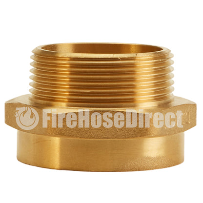 Brass 1 1/2" Female NH to 1 1/2" Male NPT (Hex)