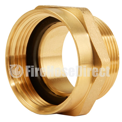 Brass 1 1/2" Female NH to 1 1/2" Male NPT (Hex)