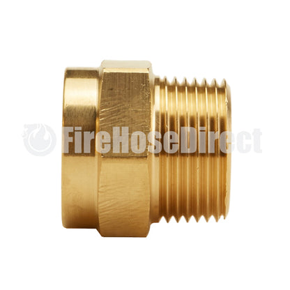 Brass Female GHT to 1" Male NPT (Hex)