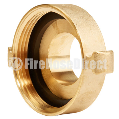 Brass 2 1/2" Female NH to 1 1/2" Male NH (Rocker)