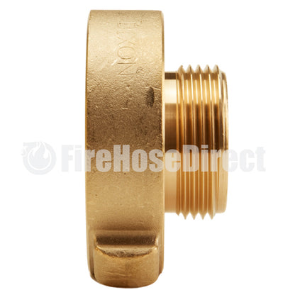 Brass 2 1/2" Female NH to 1 1/2" Male NH (Rocker)