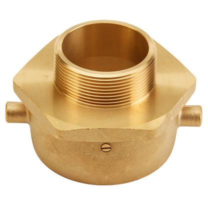 Brass 2 1/2" Swivel Female NH to 2" Male NPT (Pin Lug)