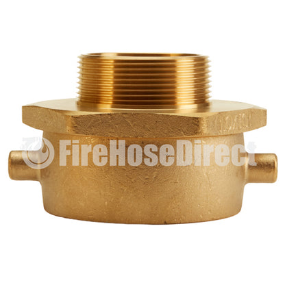 Brass 2 1/2" Swivel Female NH to 2" Male NPT (Pin Lug)