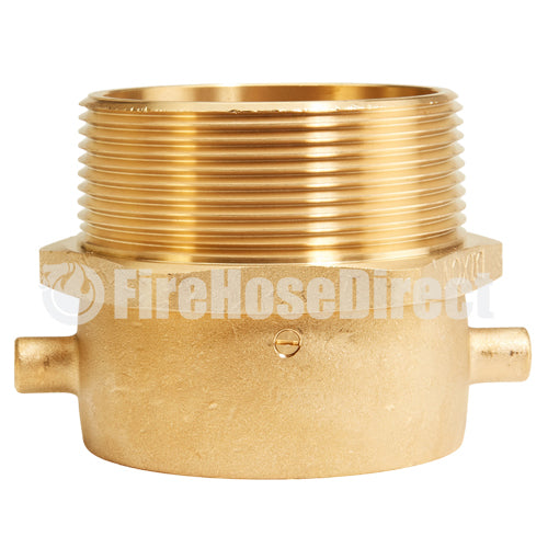 Brass 2 1/2" Swivel Female NH to 3" Male NPT (Pin Lug)