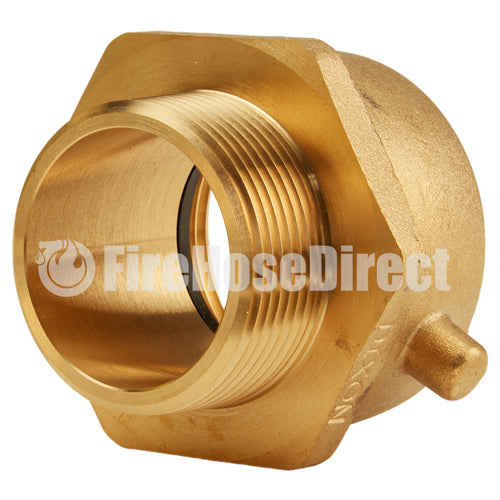 Brass 1 1/2" Swivel Female NH to 1 1/2" Male NPT (Pin Lug)