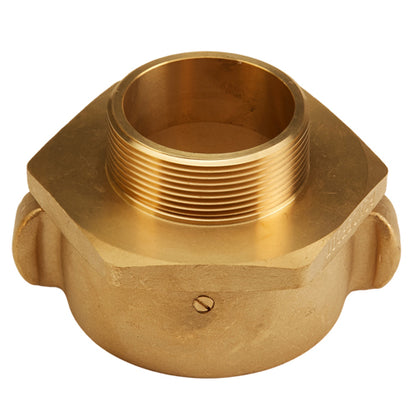 Brass 2 1/2" Swivel Female NH to 2" Male NPT (Rocker)