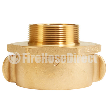 Brass 2 1/2" Swivel Female NH to 2" Male NPT (Rocker)