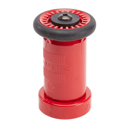 Plastic 1 1/2" Red Fire Nozzle (NPSH)