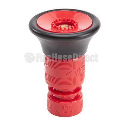 Plastic 1" Red Fire Nozzle With Bumper (NPSH)