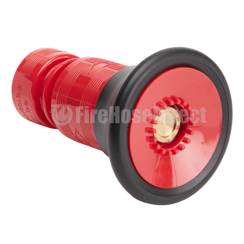 Plastic 1" Red Fire Nozzle With Bumper (NPSH)