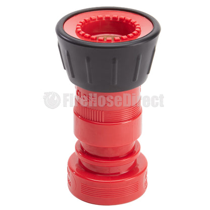 Plastic 1 1/2" Red Fire Nozzle With Bumper (NPSH)