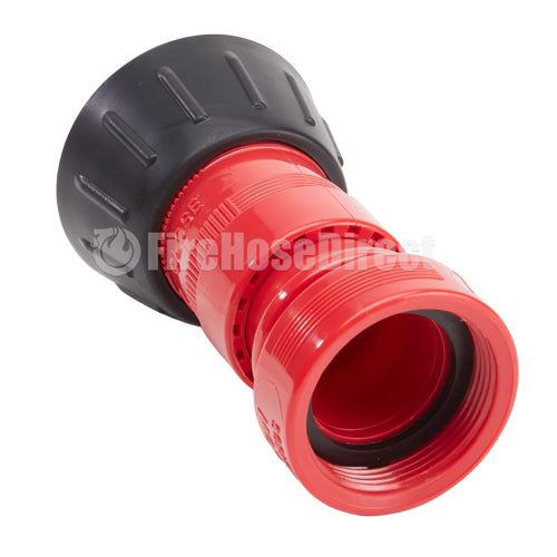 Plastic 1 1/2" Red Fire Nozzle With Bumper (NPSH)