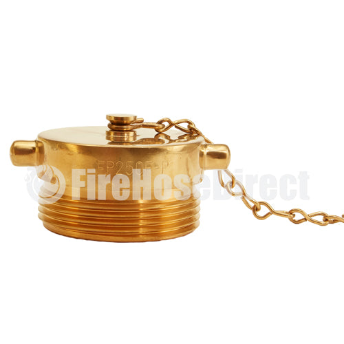 Brass Polished 2 1/2" NH Plug (Pin Lug)