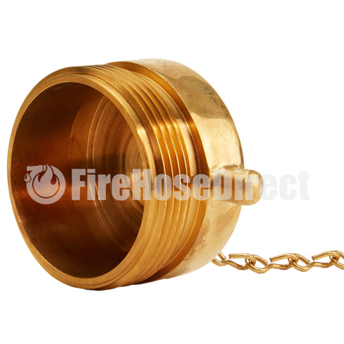 Brass Polished 2 1/2" NH Plug (Pin Lug)