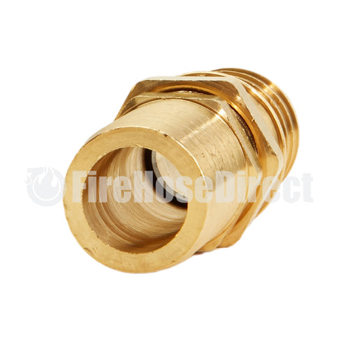 Brass Garden Hose Coupling Set (1" Hose)