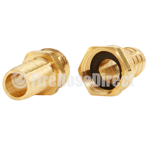 Brass Garden Hose Coupling Set (3/4" Hose)