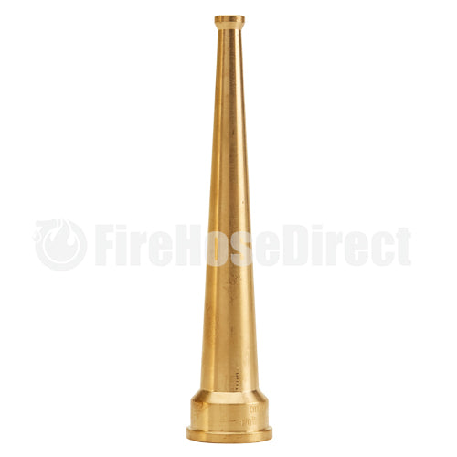 Brass 1" Smooth Bore Fire Nozzle (NH)