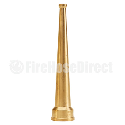 Brass 1" Smooth Bore Fire Nozzle (NH)