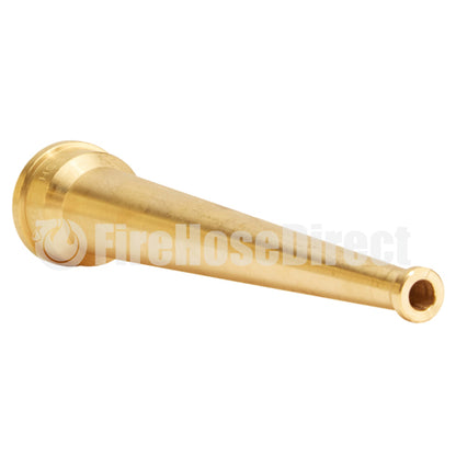 Brass 1" Smooth Bore Fire Nozzle (NPSH)