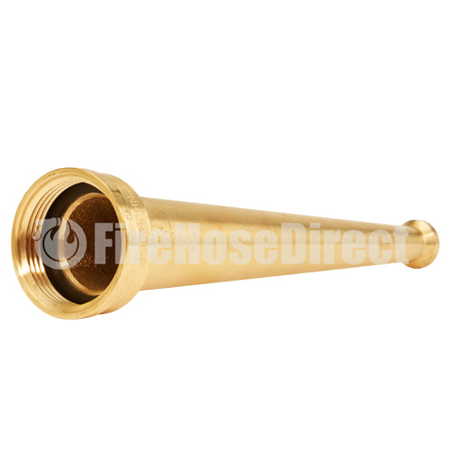 Brass 1 1/2" Smooth Bore Fire Nozzle (NH)