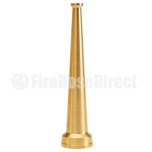 Brass 1 1/2" Smooth Bore Fire Nozzle (NH)