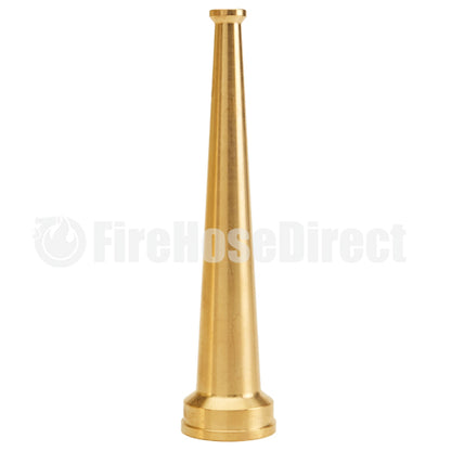 Brass 1 1/2" Smooth Bore Fire Nozzle (NH)