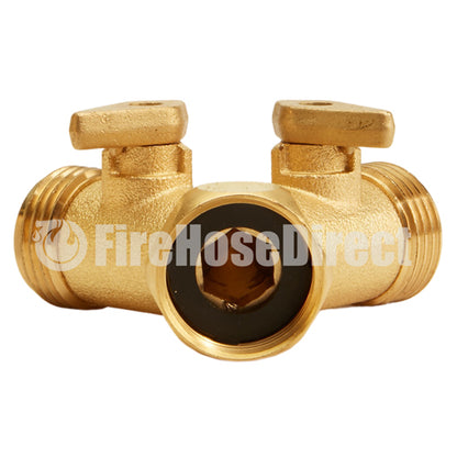 Brass GHT Inlet x (2) GHT Outlet