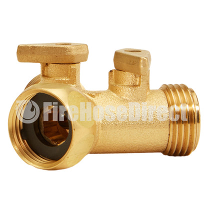 Brass GHT Inlet x (2) GHT Outlet