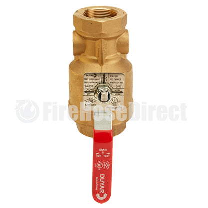 Brass 1 1/2" NPT Inlet x 1 1/2" NPT Outlet