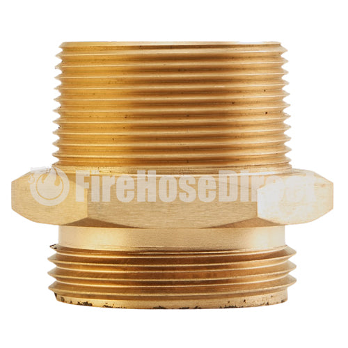 Brass 1 1/2" NH to 1 1/2" NPT Double Male (Hex) - USA