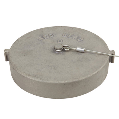 Aluminum 6" Dry Hydrant Cap