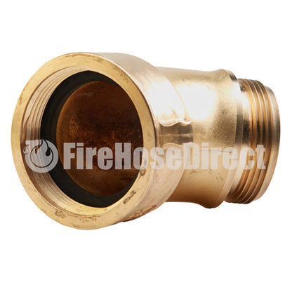 Brass 2 1/2" NH / NST 45 Degree Elbow