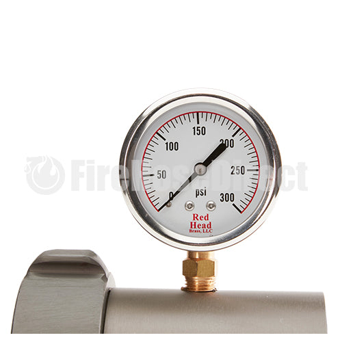 Aluminum 2 1/2" NH Threaded Line Gauge