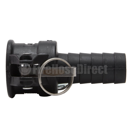 Plastic 1" Female Camlock to Hose Shank