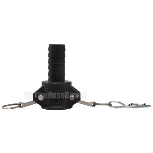 Plastic 1" Female Camlock to Hose Shank