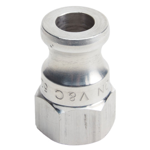 Aluminum 1/2" Male Camlock x 1/2" Female NPT (USA)