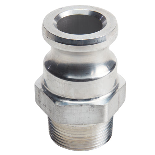 1-1/4" NPT Aluminum Full Coupling - Schedule 40 Pipe Fitting - Quantity 1 - CZ Industries