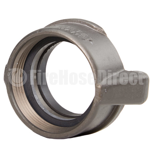 Aluminum 1 1/2" NPSH Female Quarter Turn Forestry Adapter