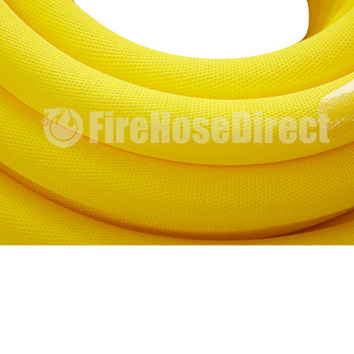 Yellow 1" x 100' Non-Collapsible Lightweight Hose (1" NH Threads)