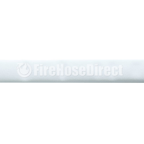 White 1 1/2" x 50' Double Jacket Mill Hose (Alum NH Couplings)