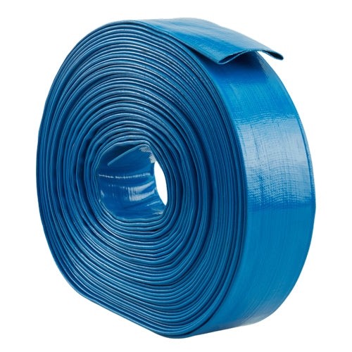 Blue 2" x 100' Lightweight Uncoupled Discharge Hose