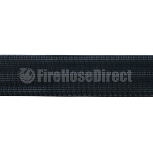 Black 2" x 50' Camlock Rubber Heavy-Duty Hose