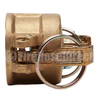 Brass 3/4" Female Camlock Dust Cap