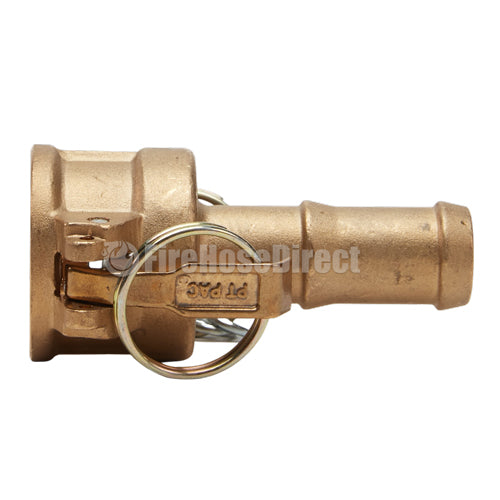 Brass 3/4" Female Camlock to Hose Shank