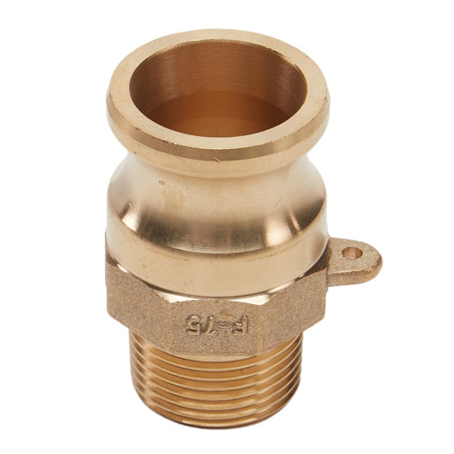 Brass 3/4" Male Camlock x 3/4" Male NPT