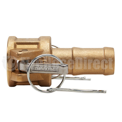 Brass 1" Female Camlock to Hose Shank