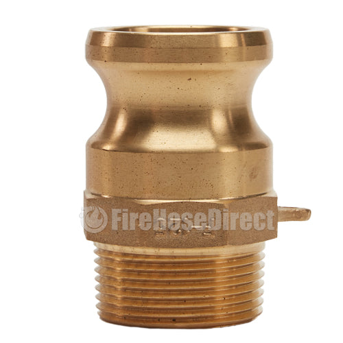 Brass 1 1/4" Male Camlock x 1 1/4" Male NPT