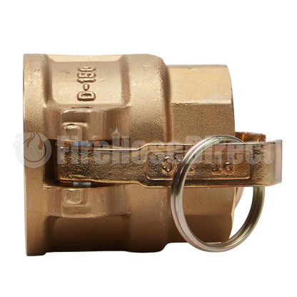 Brass 1 1/2" Female Camlock x 1 1/2" Female NPT