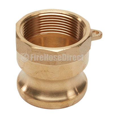 Brass 1 1/2" Male Camlock x 1 1/2" Female NPT